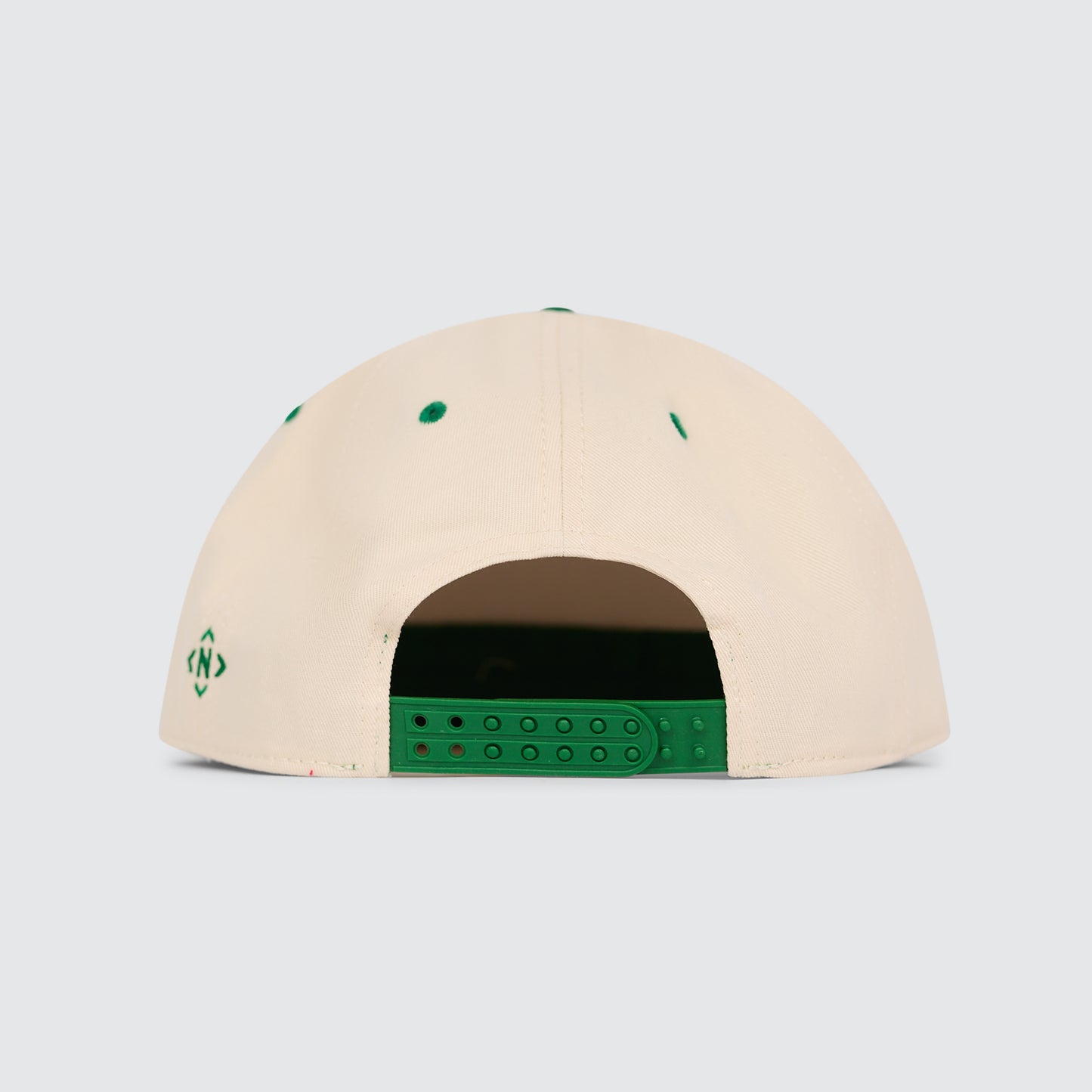 Nashville Script Flatbill [Off White/Green]