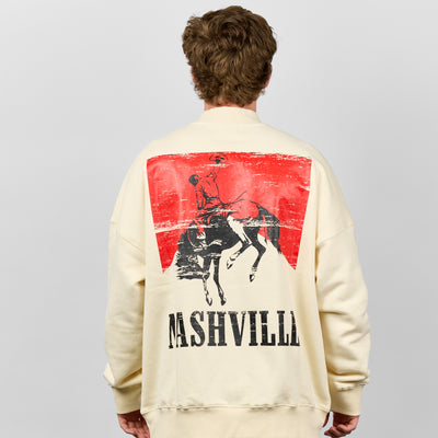Nashville Buckin' Reds Crewneck