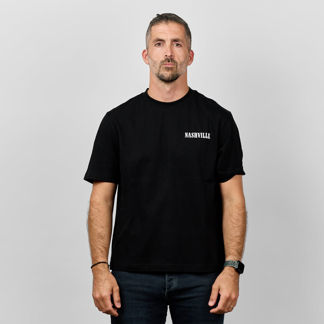 Nashville Buckin' Tee [Black]