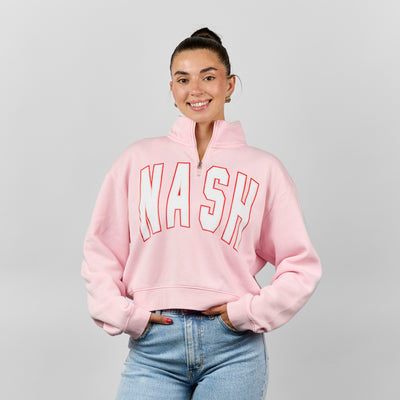 Hattie Quarter Zip [Soft Pink]