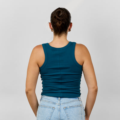 Ruby Ribbed Tank