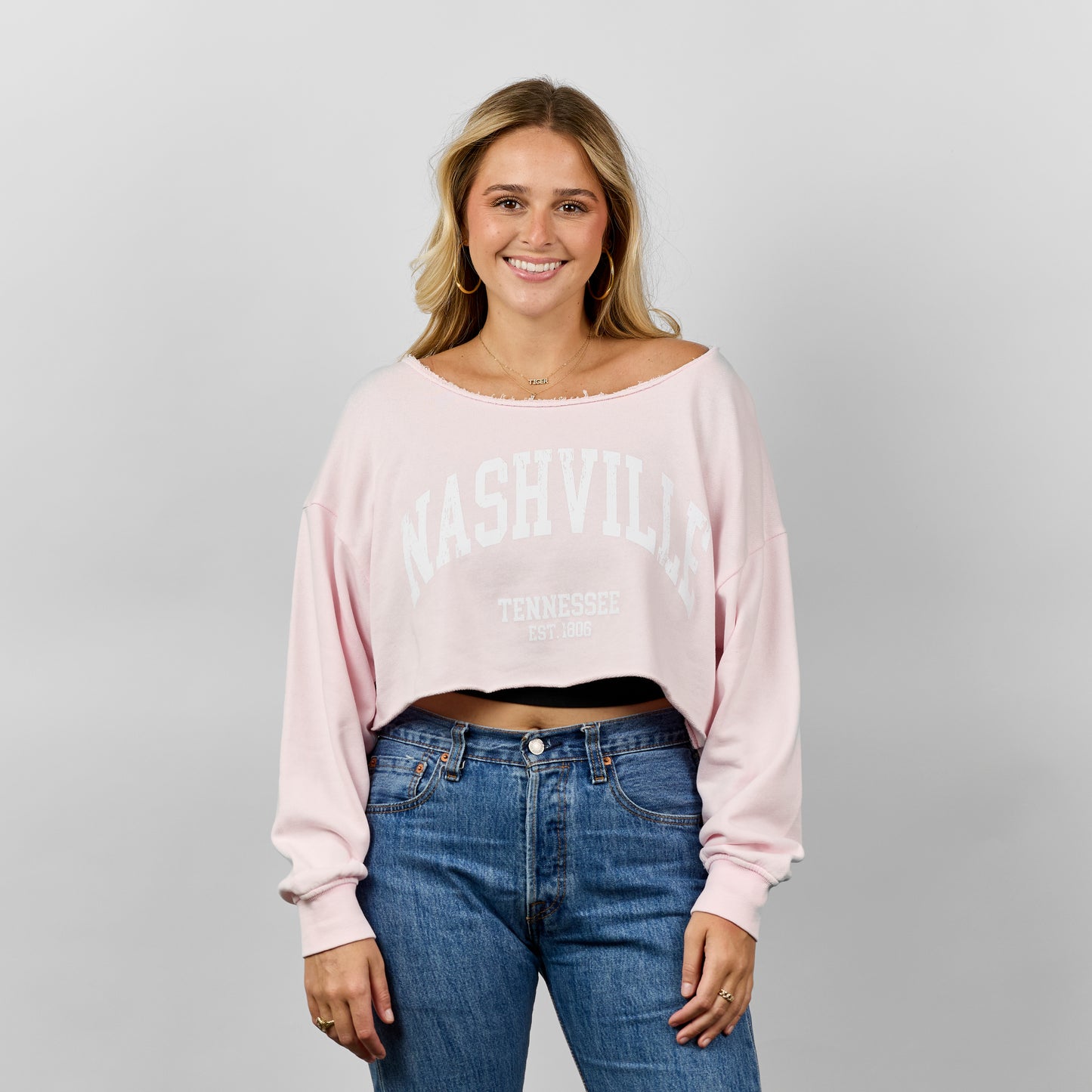 Studio Bound Boxy Sweatshirt [Soft Pink]