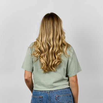 Annabelle Boxy Crop [Sage Green]