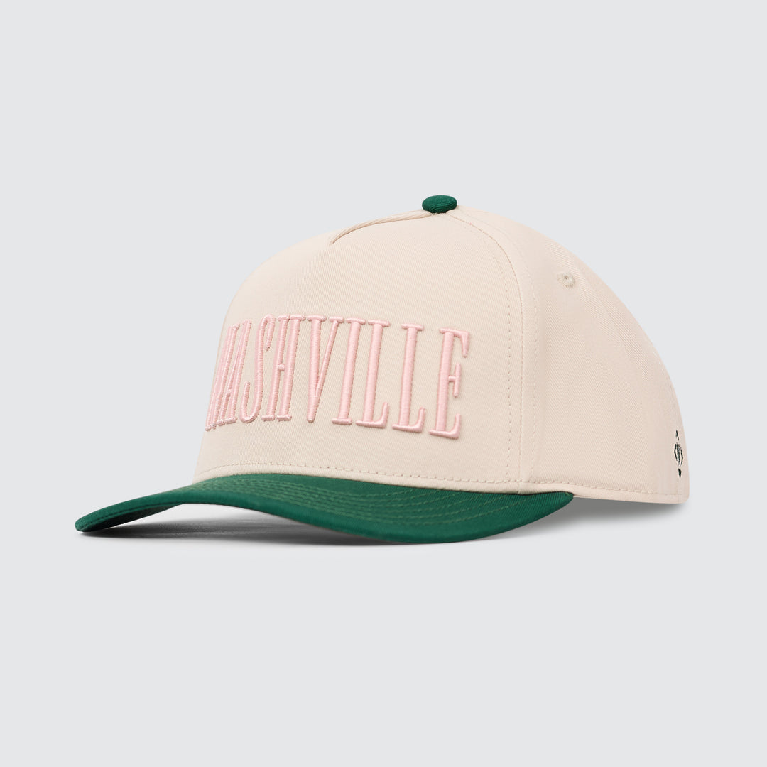 Nashville Heritage Snapback [Green/Cream/Pink]