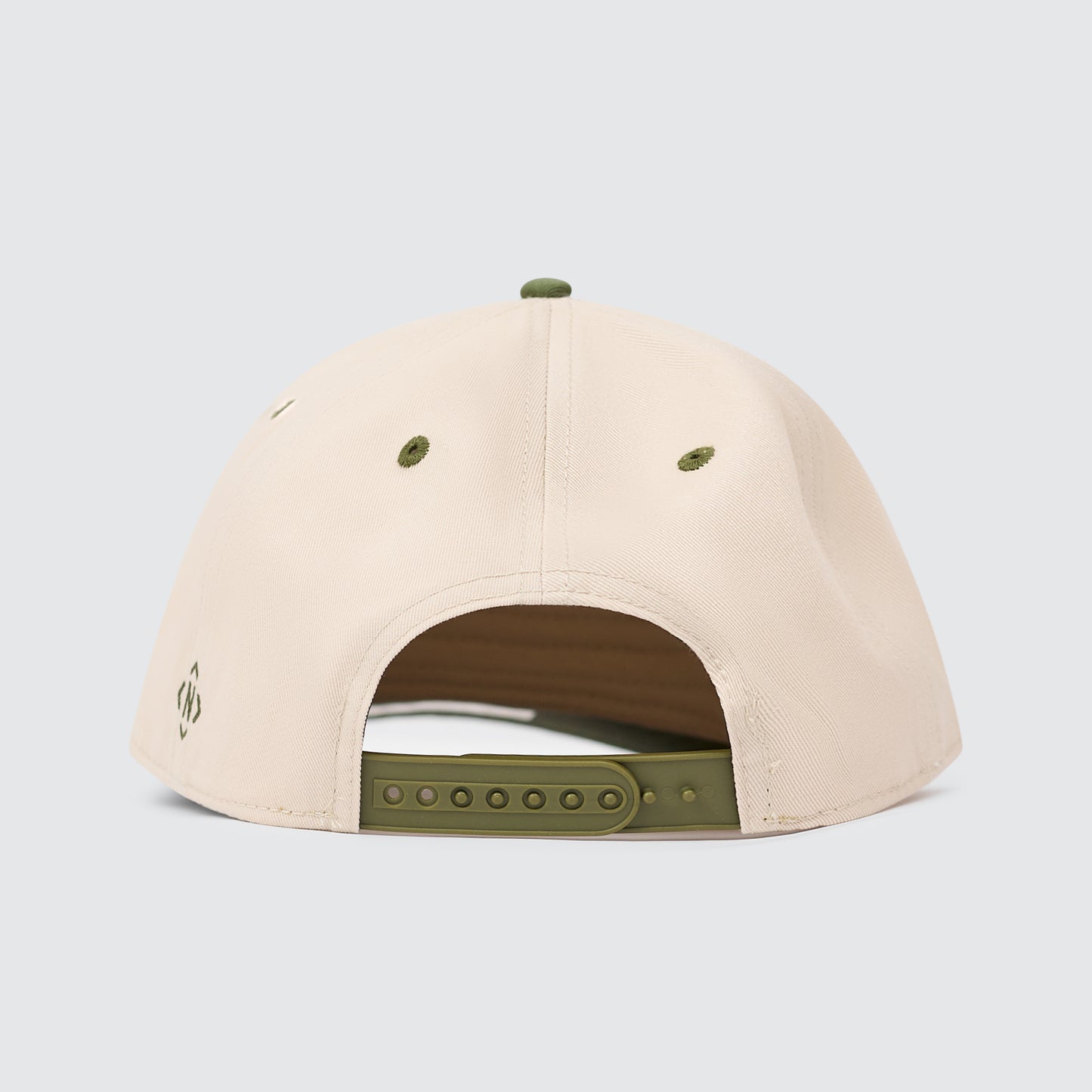 Upside Down Nashville Snapback [Olive/Cream]