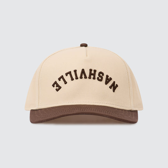 Upside Down Nashville Snapback [Chocolate]