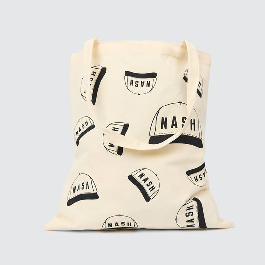 Nash Caps All Over Canvas Tote