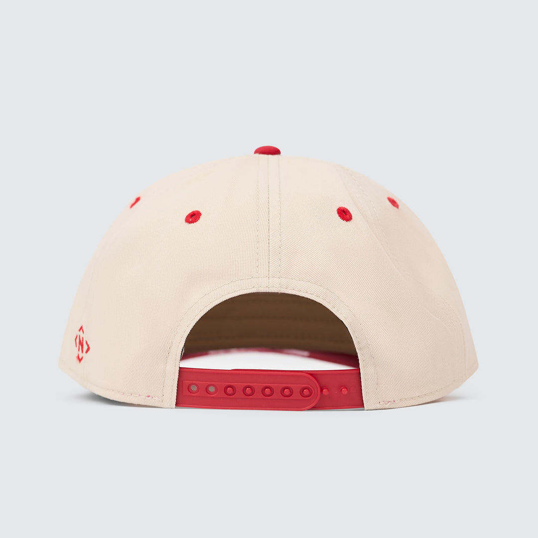 Nashville Flag Snapback [Cream/Red]