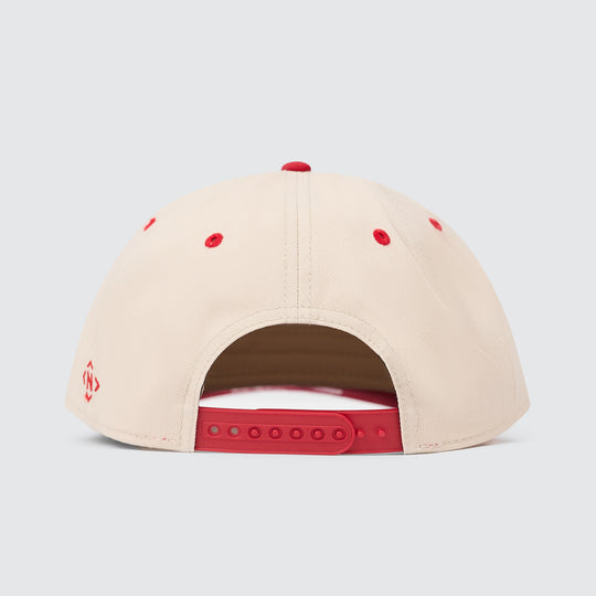Nashville Flag Snapback [Cream/Red]