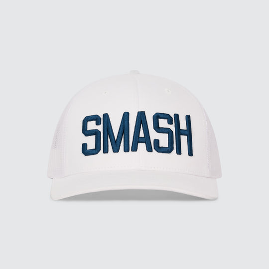 SMASH Classic Trucker [White/Navy]