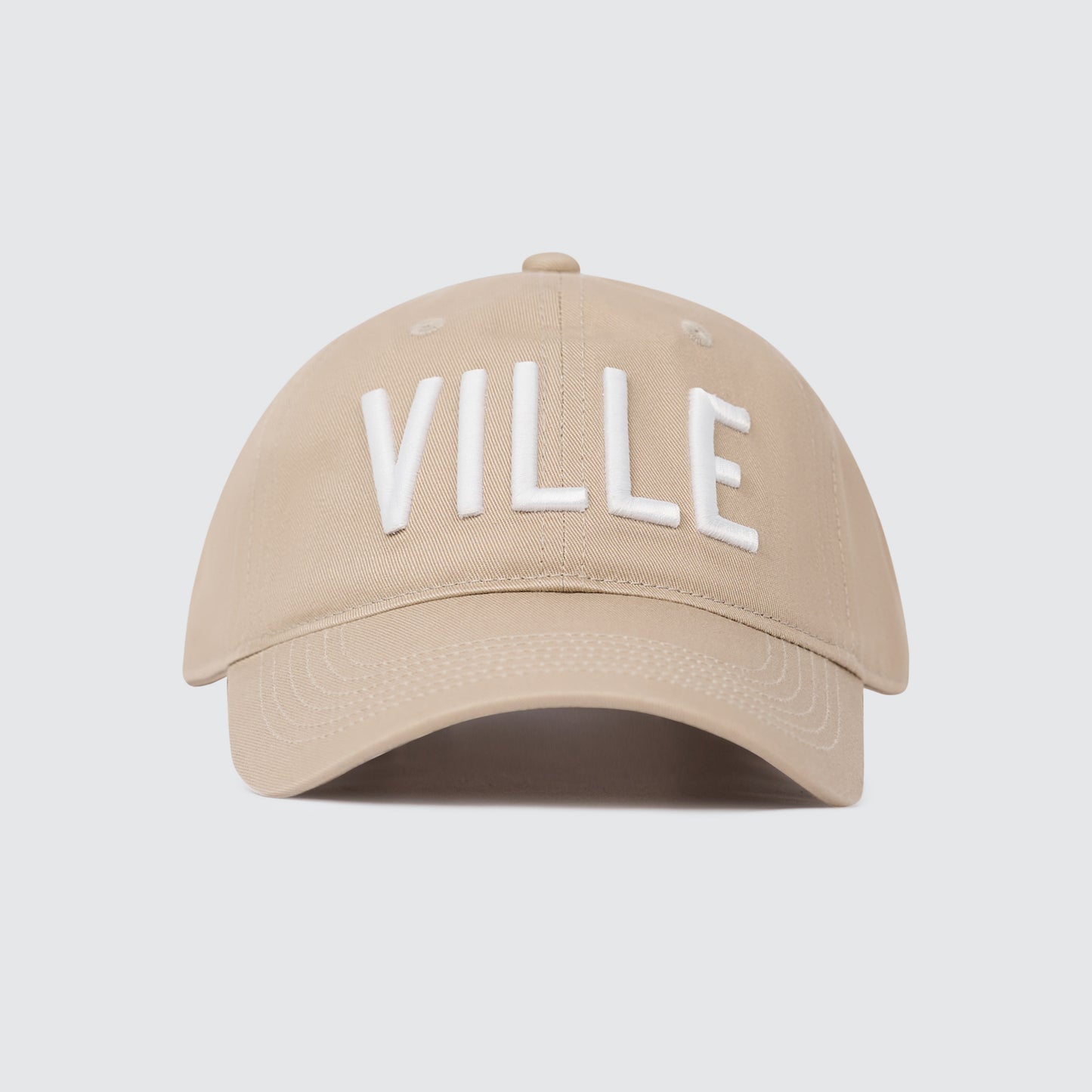 VILLE Original Ball Cap [Khaki/White]
