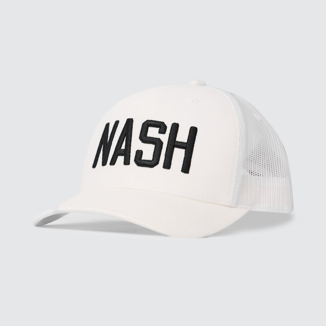 NASH Classic Trucker [White/Black]