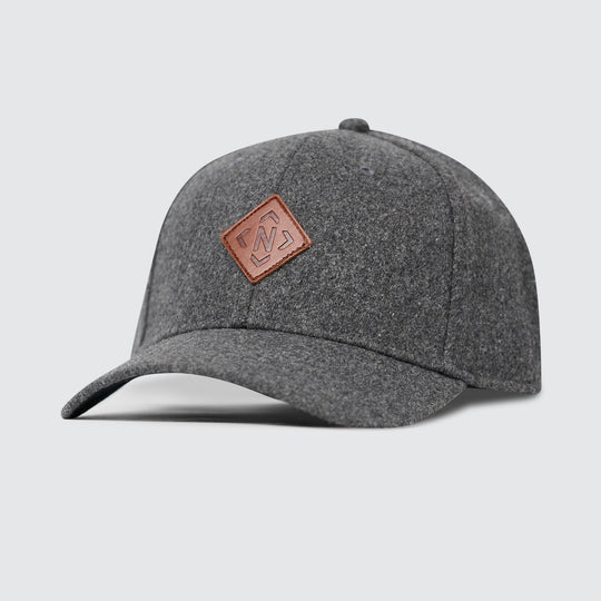 Wool Iconic Structured Cap [Gray]