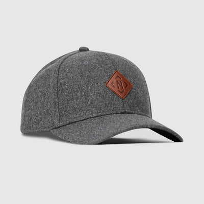 Wool Iconic Structured Cap [Gray]