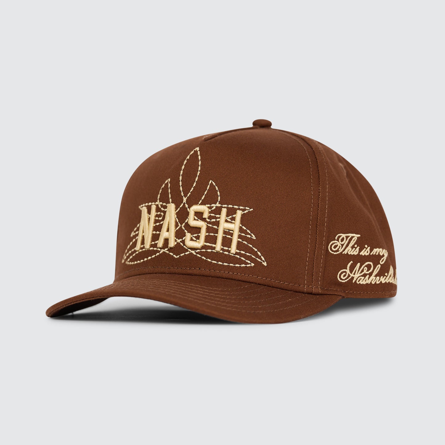 NASH Boot Stitch Trucker [Brown]