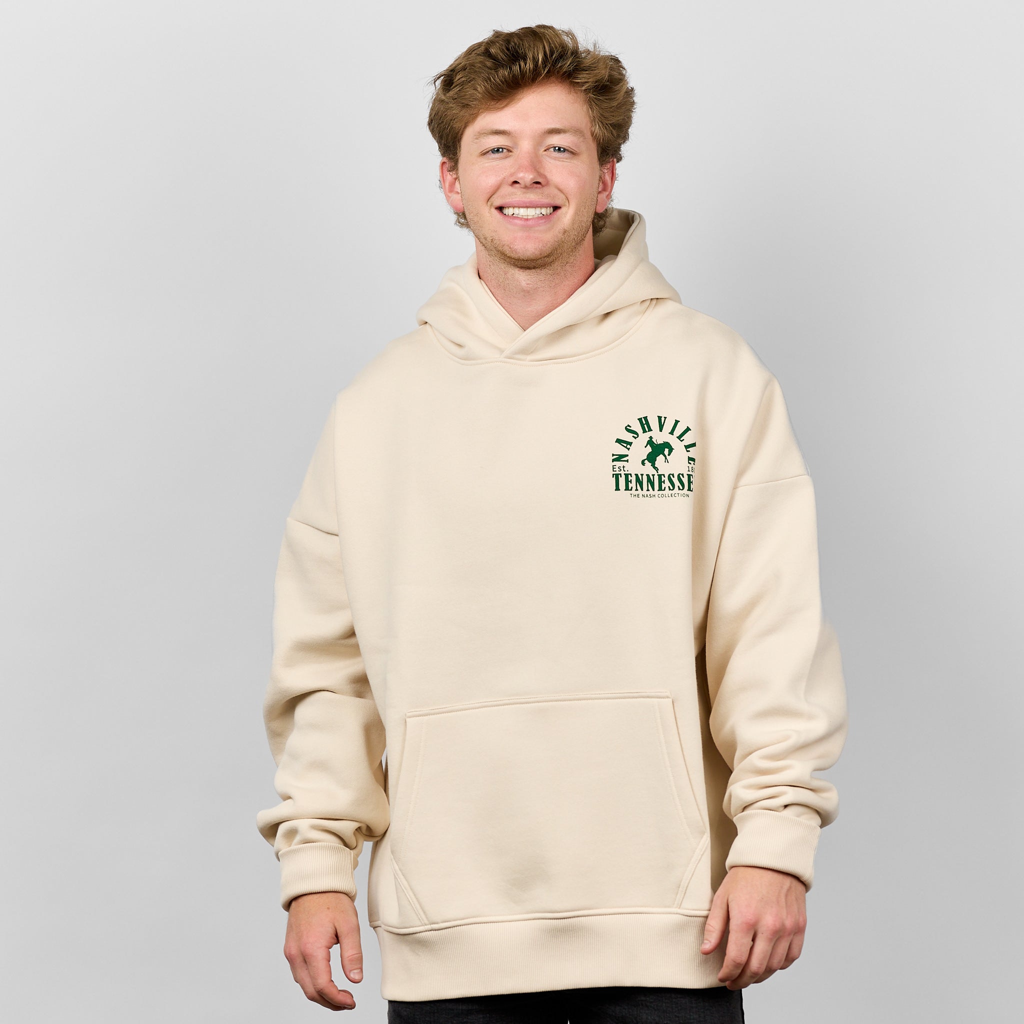 Zee Rodeo Oversize Hoodie [Bone] – The Nash Collection