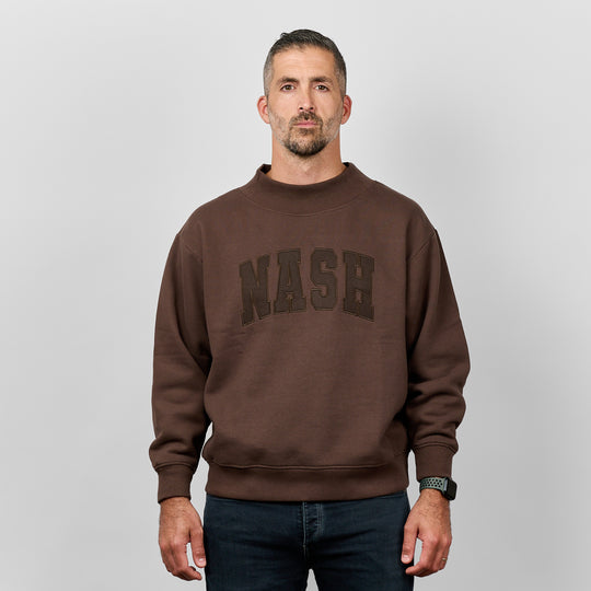 Fireside Mock Neck [Chocolate]