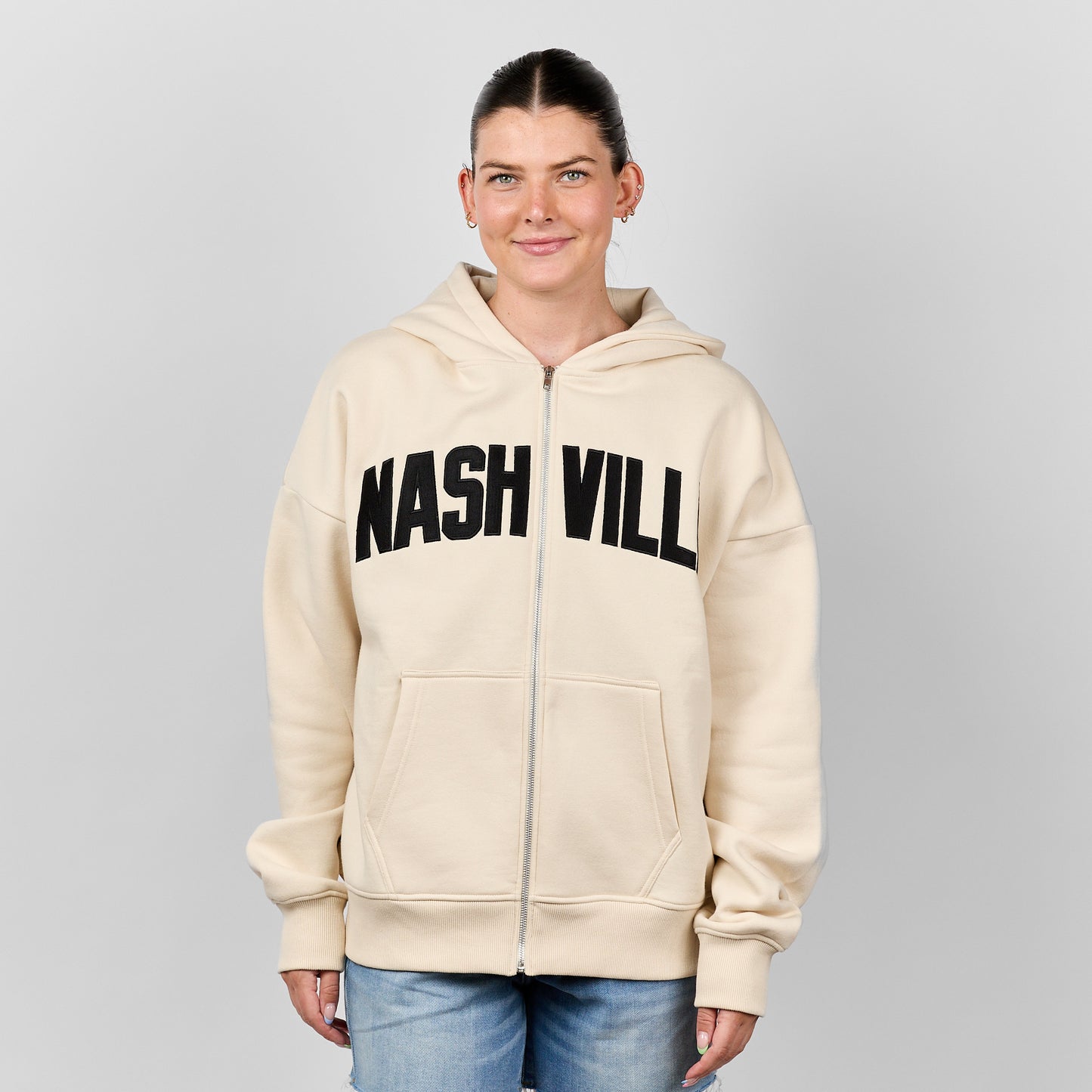 Nashville Zip Up [Bone]