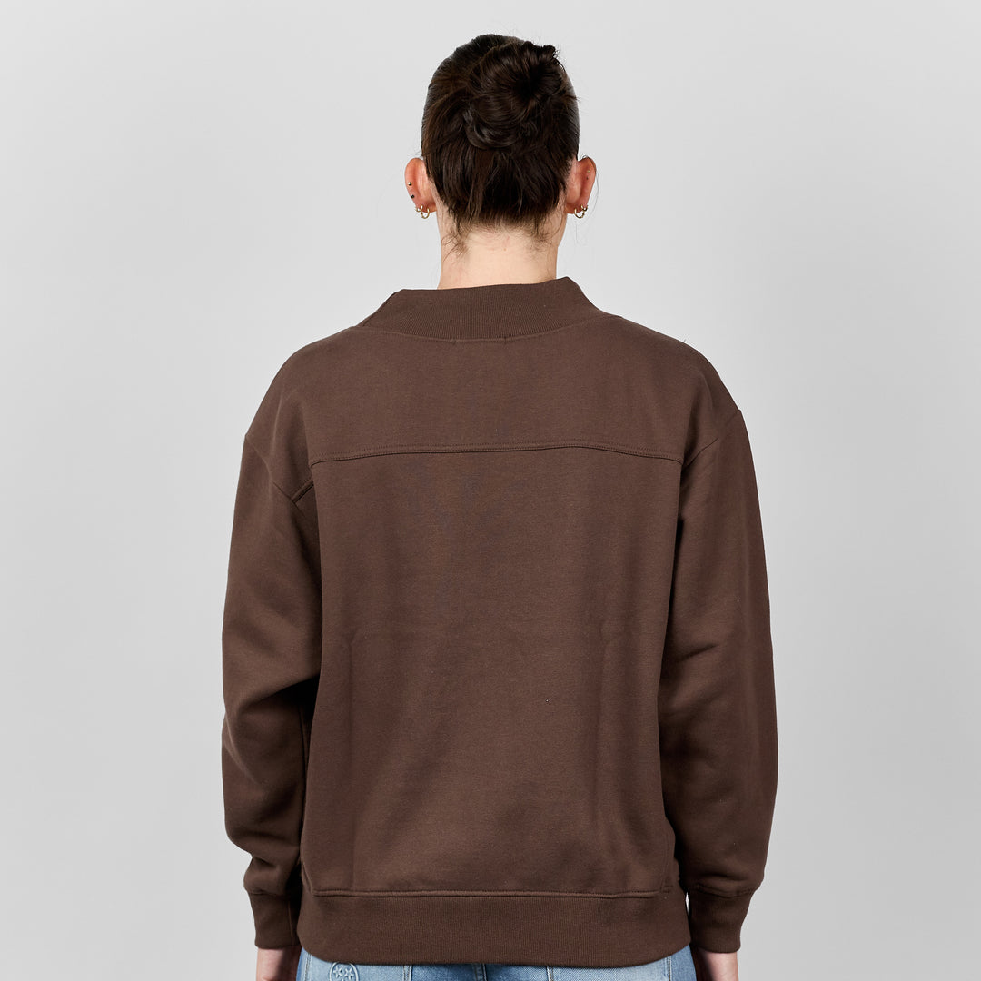 Fireside Mock Neck [Chocolate]