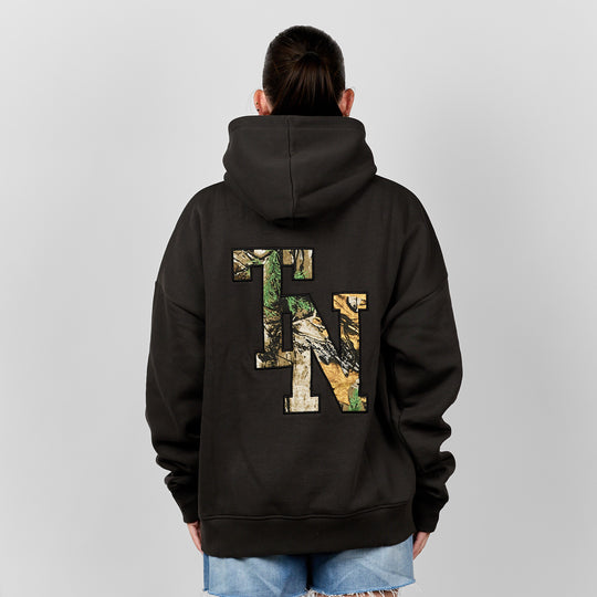 TN Relaxed Hoodie [Black/Camo]
