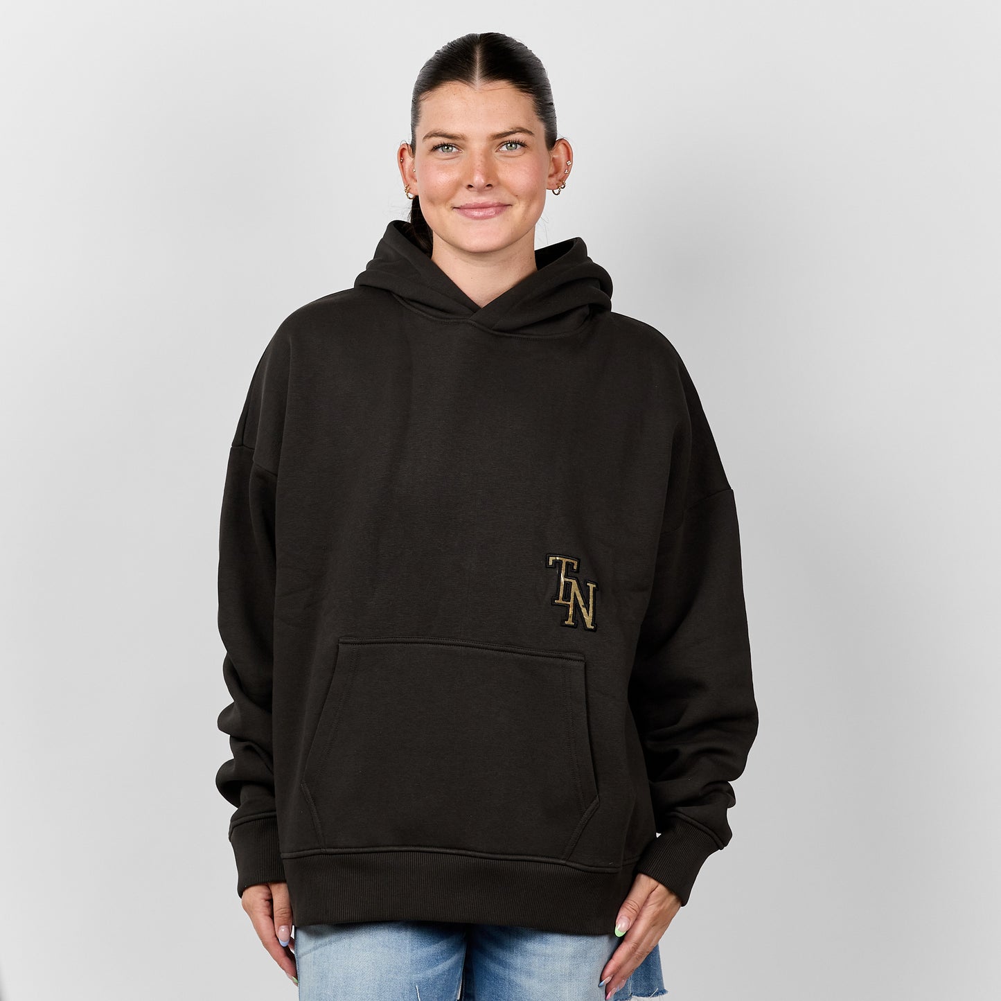 TN Relaxed Hoodie [Black/Camo]