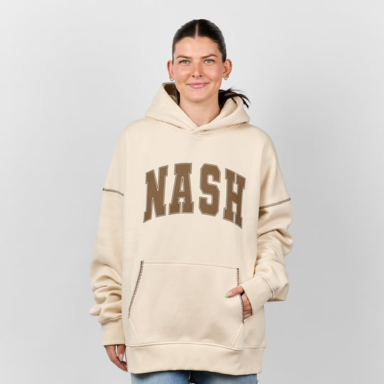 The Campfire Hoodie [Bone/Chocolate]