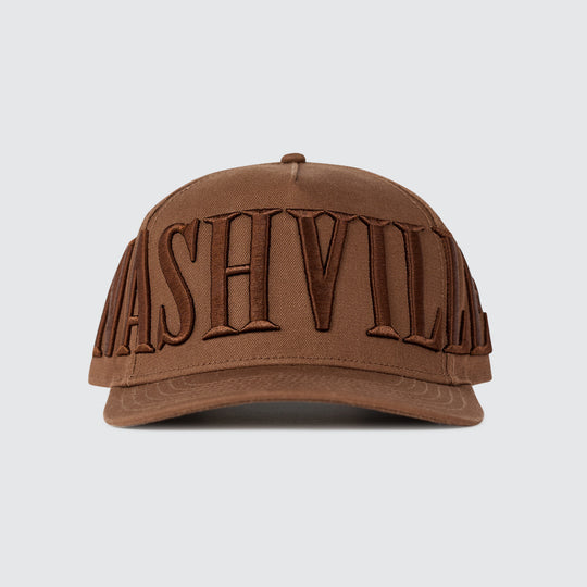 Nashville Around Town Snapback [Chocolate]