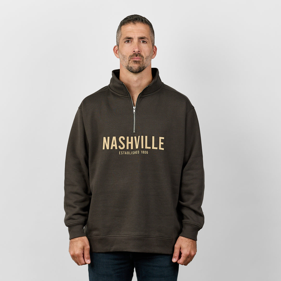 Nashville Quarter Zip [Faded Black]