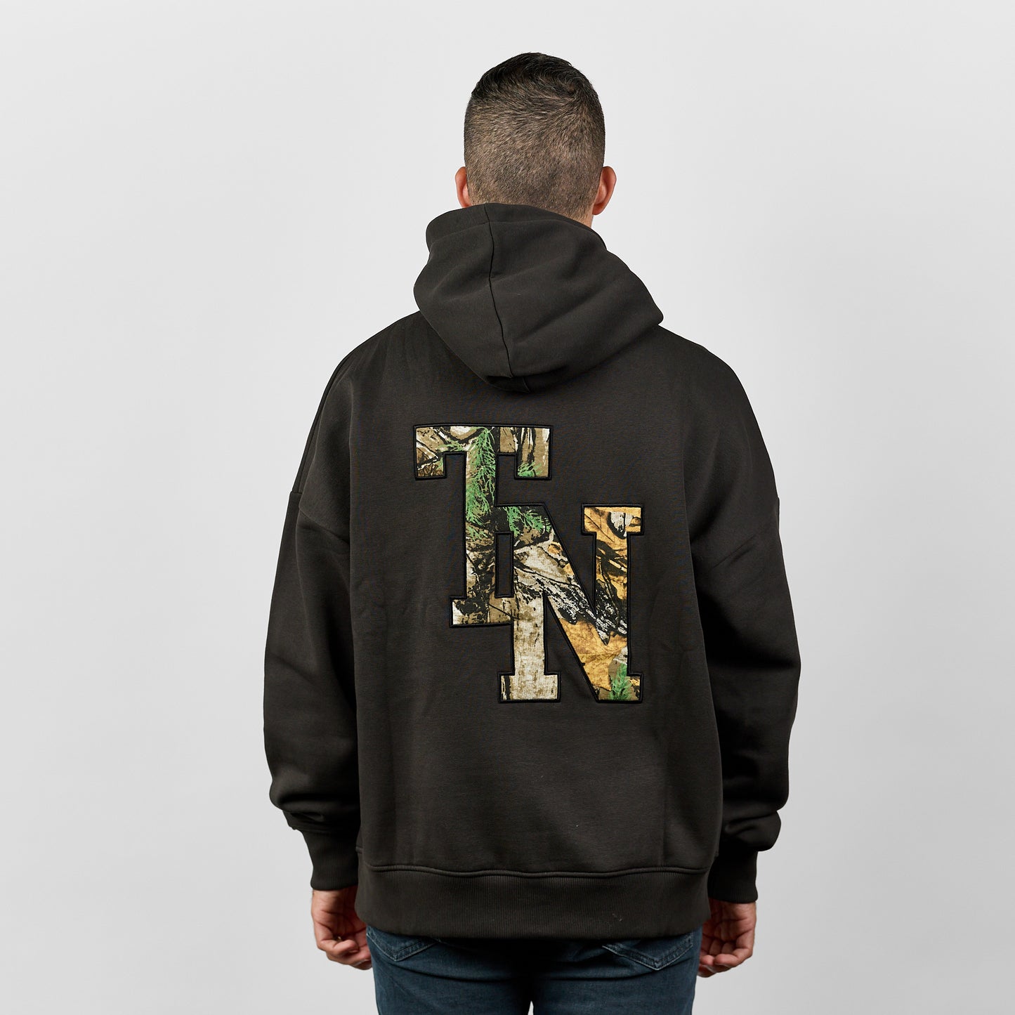 TN Relaxed Hoodie [Black/Camo]