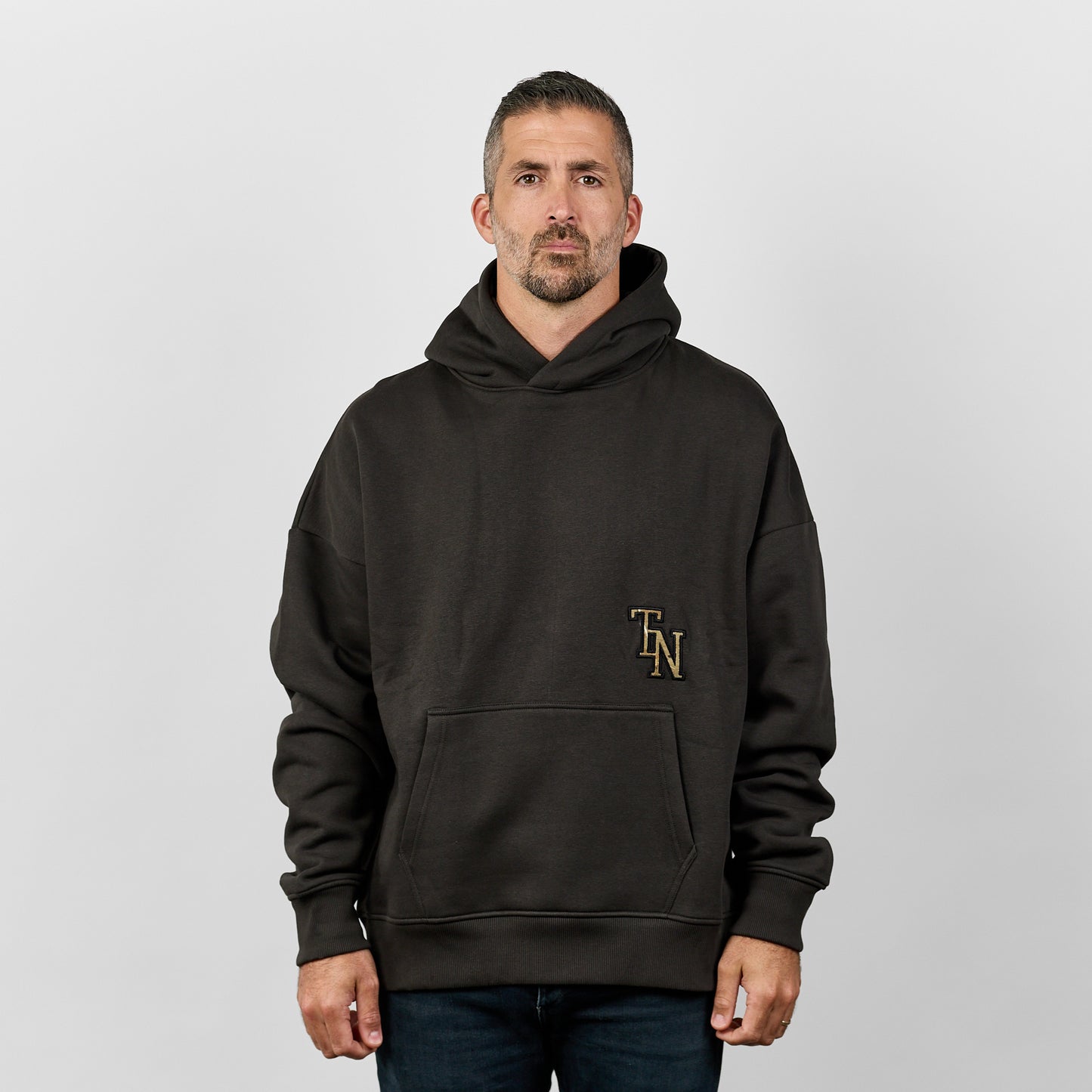 TN Relaxed Hoodie [Black/Camo]