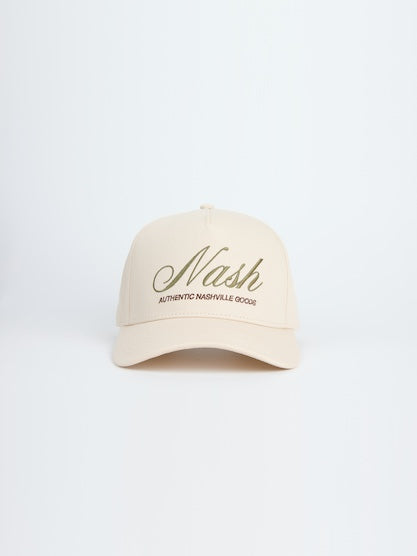 Nash Authentic 5-Panel Cap [Cream]