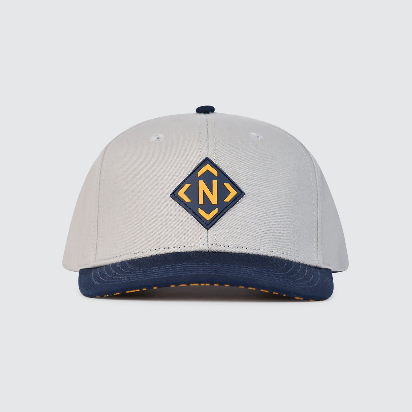 Two-Tone Iconic Snapback [Navy/Gray]