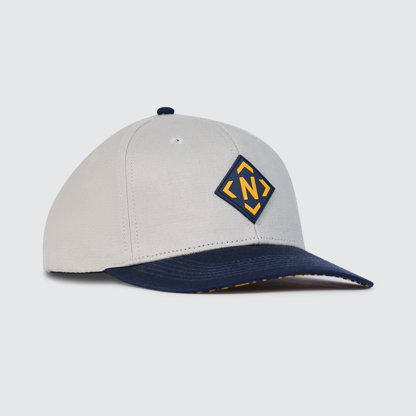 Two-Tone Iconic Snapback [Navy/Gray]
