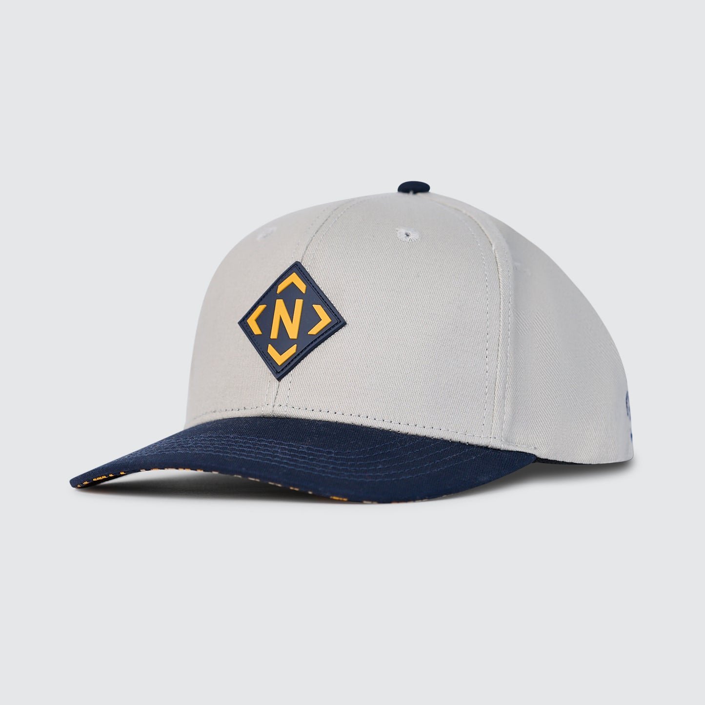 Two-Tone Iconic Snapback [Navy/Gray]