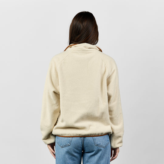 Sherpa Polar Fleece Quarter Zip [Cream]