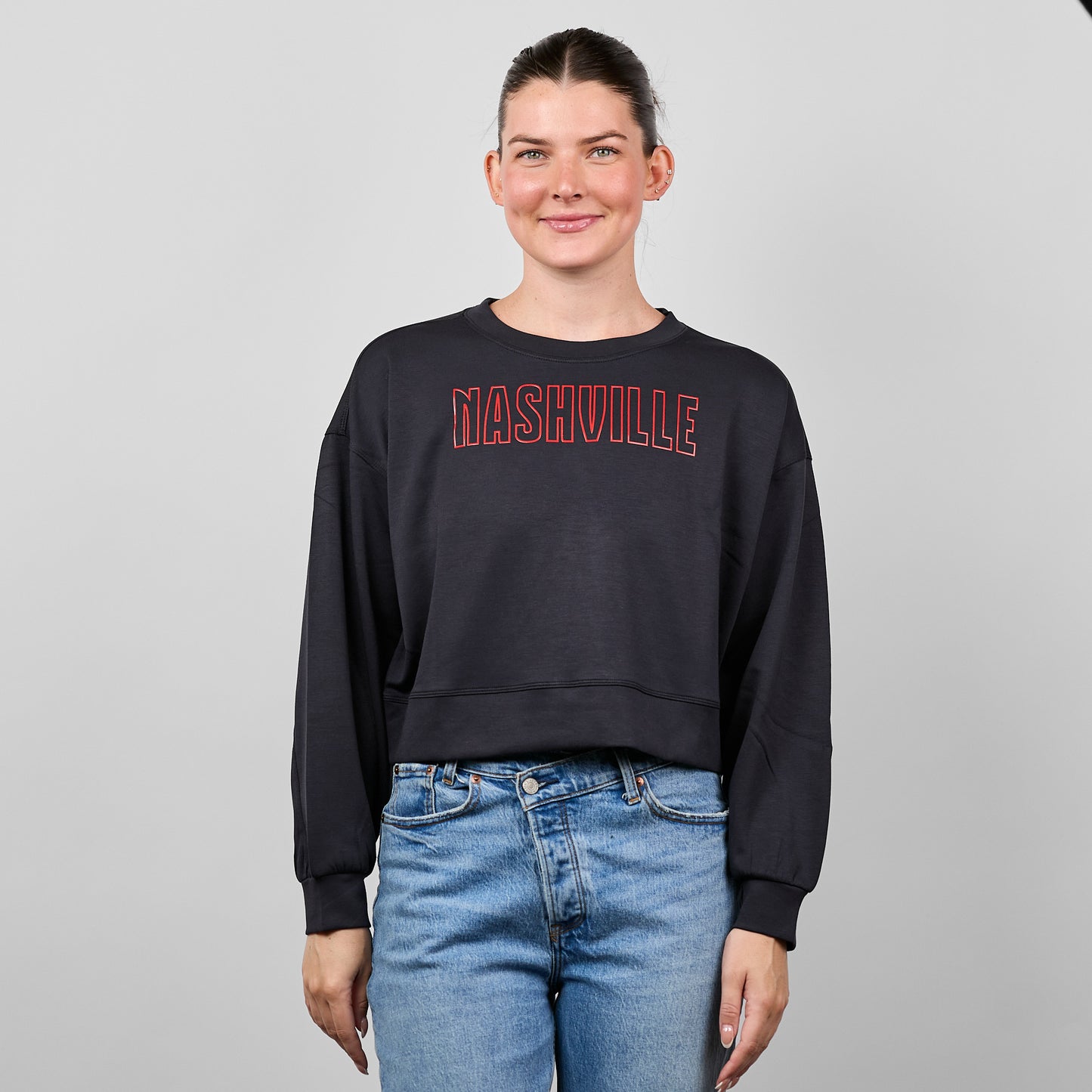 Scuba Soft Knit Crewneck [Blackout]