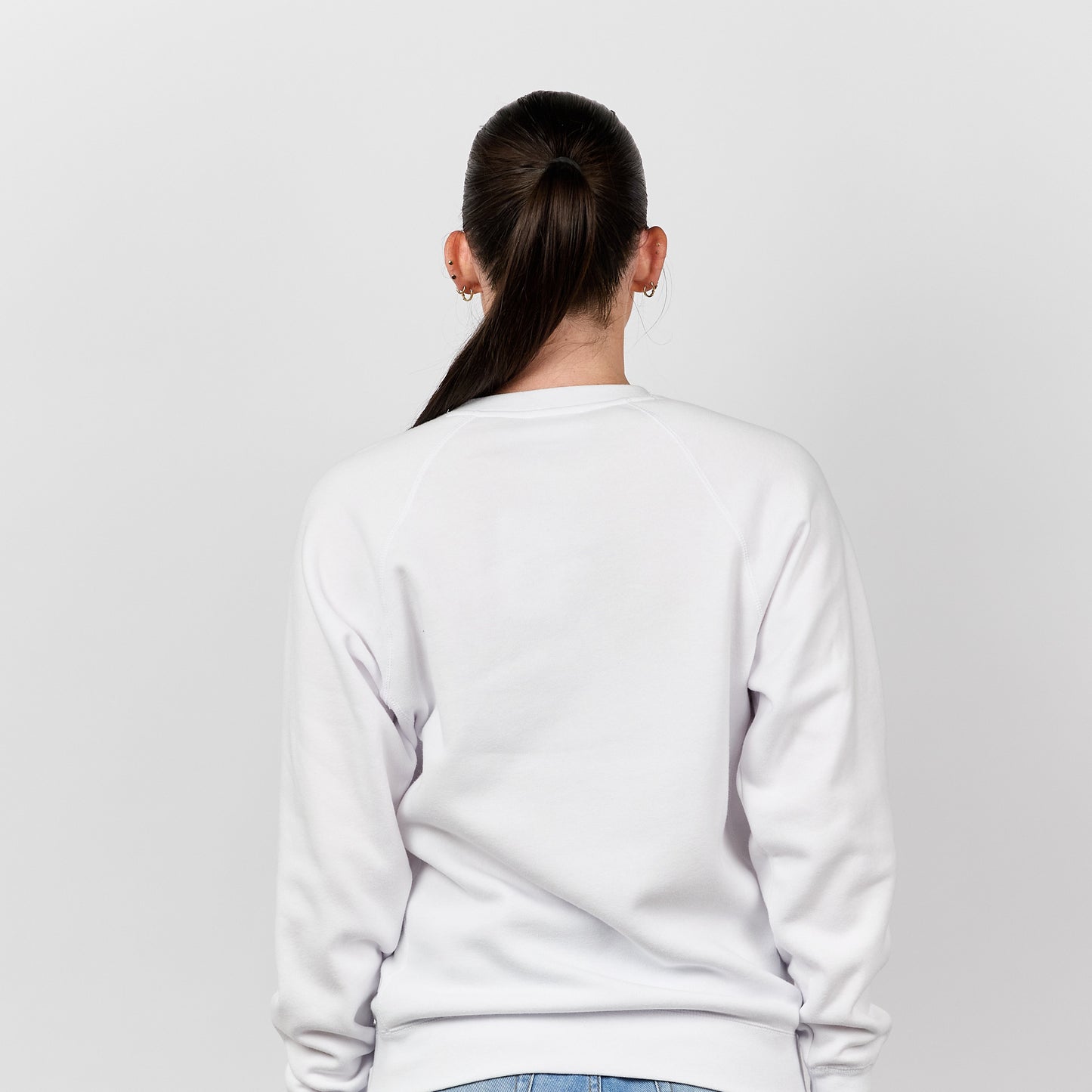 Lightweight Raglan Crewneck [Stone/Navy]