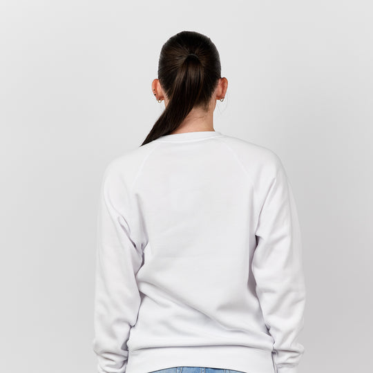 Lightweight Raglan Crewneck [Stone/Navy]