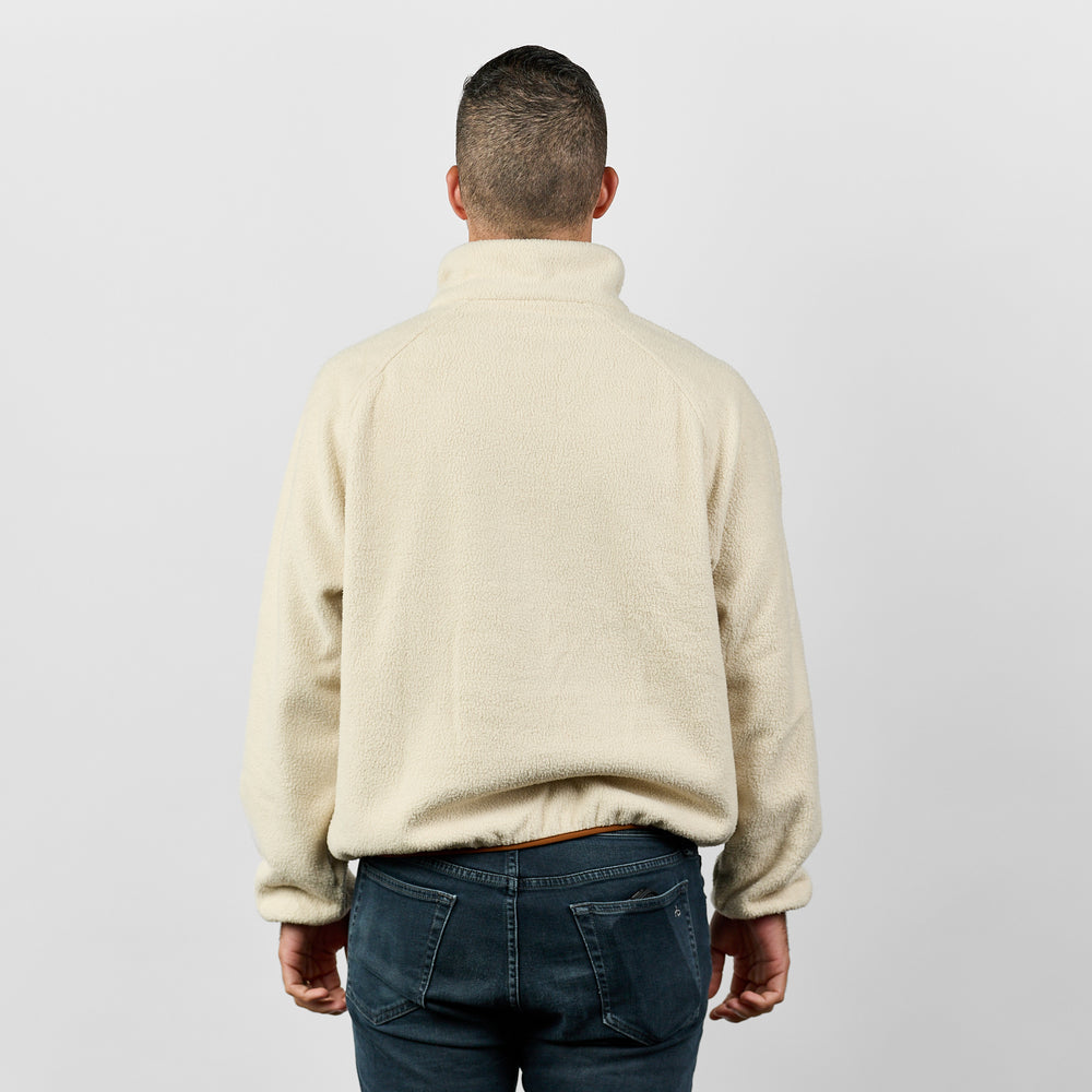 Sherpa Polar Fleece Quarter Zip [Cream]