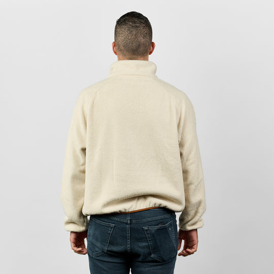 Sherpa Polar Fleece Quarter Zip [Cream]