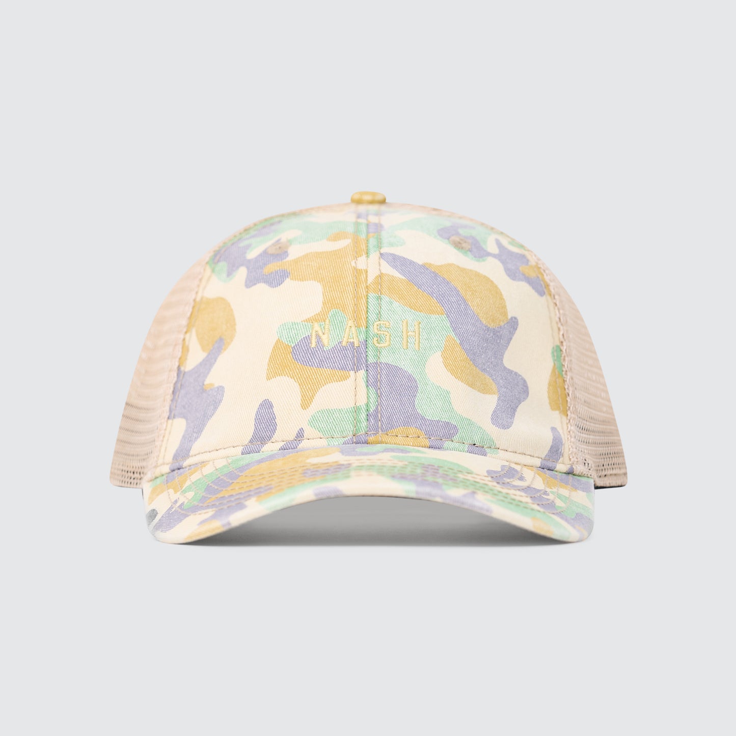 Tiny Nash Camo Snapback [Tea Stain]