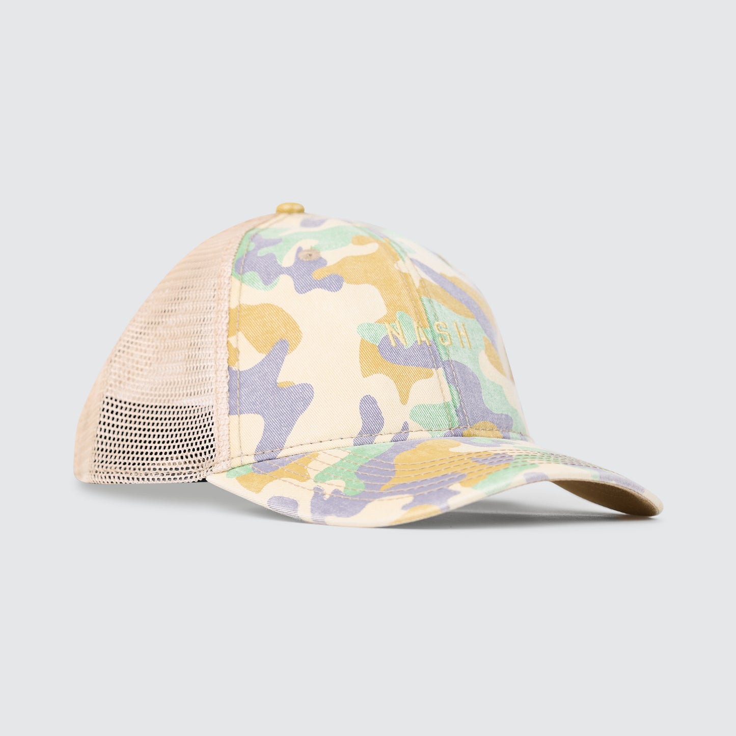 Tiny Nash Camo Snapback [Tea Stain]