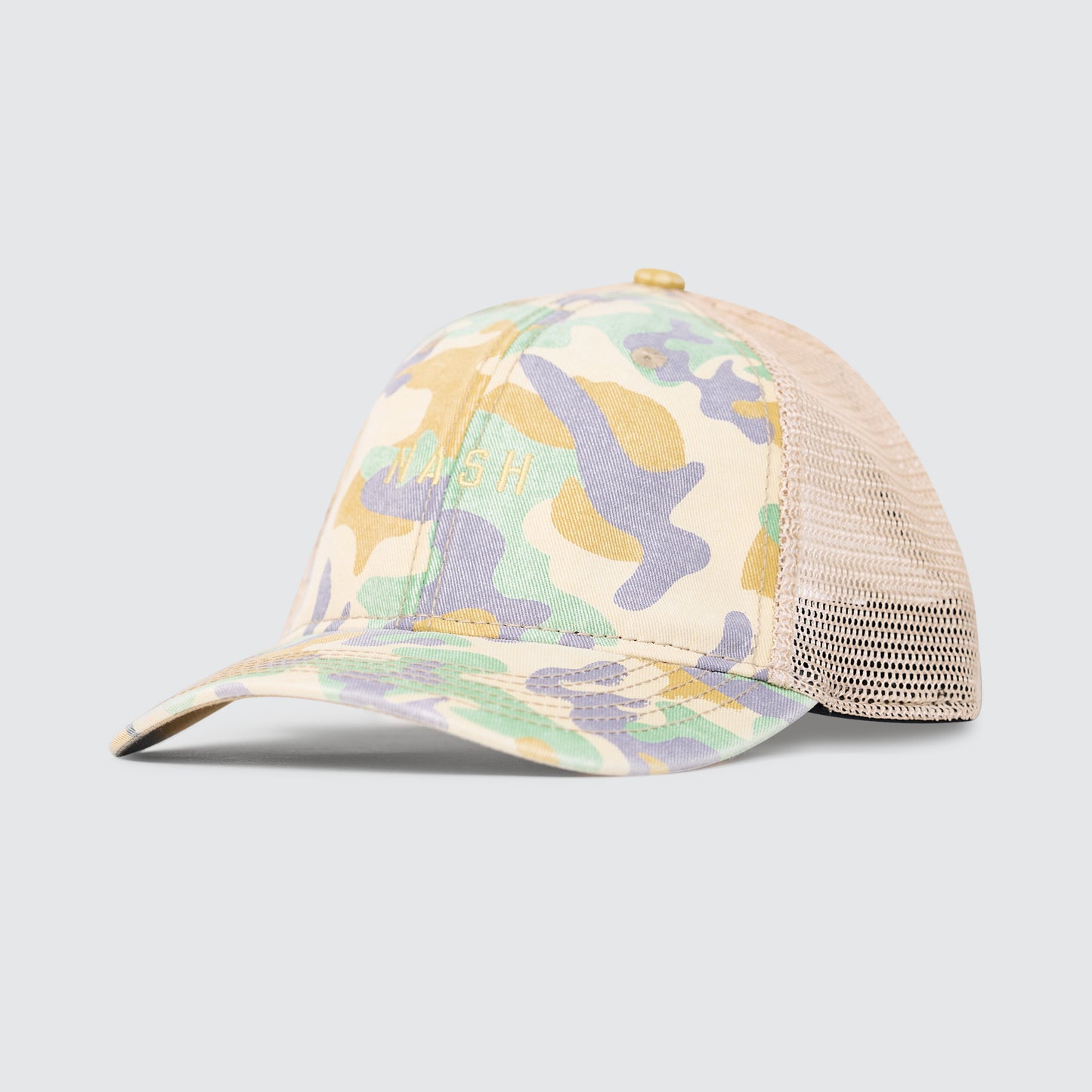 Tiny Nash Camo Snapback [Tea Stain]