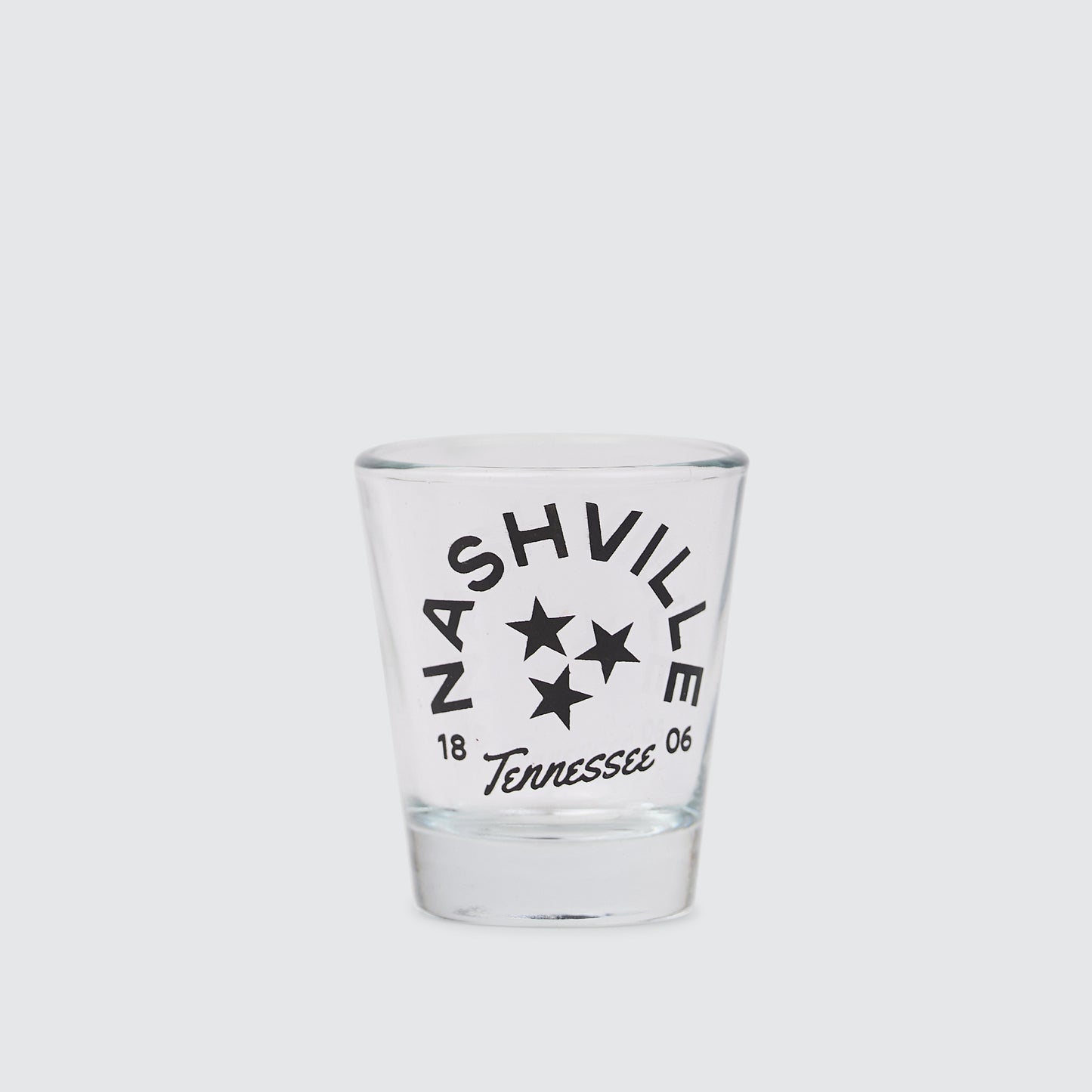 Nashville Arched Tristar Shot Glass