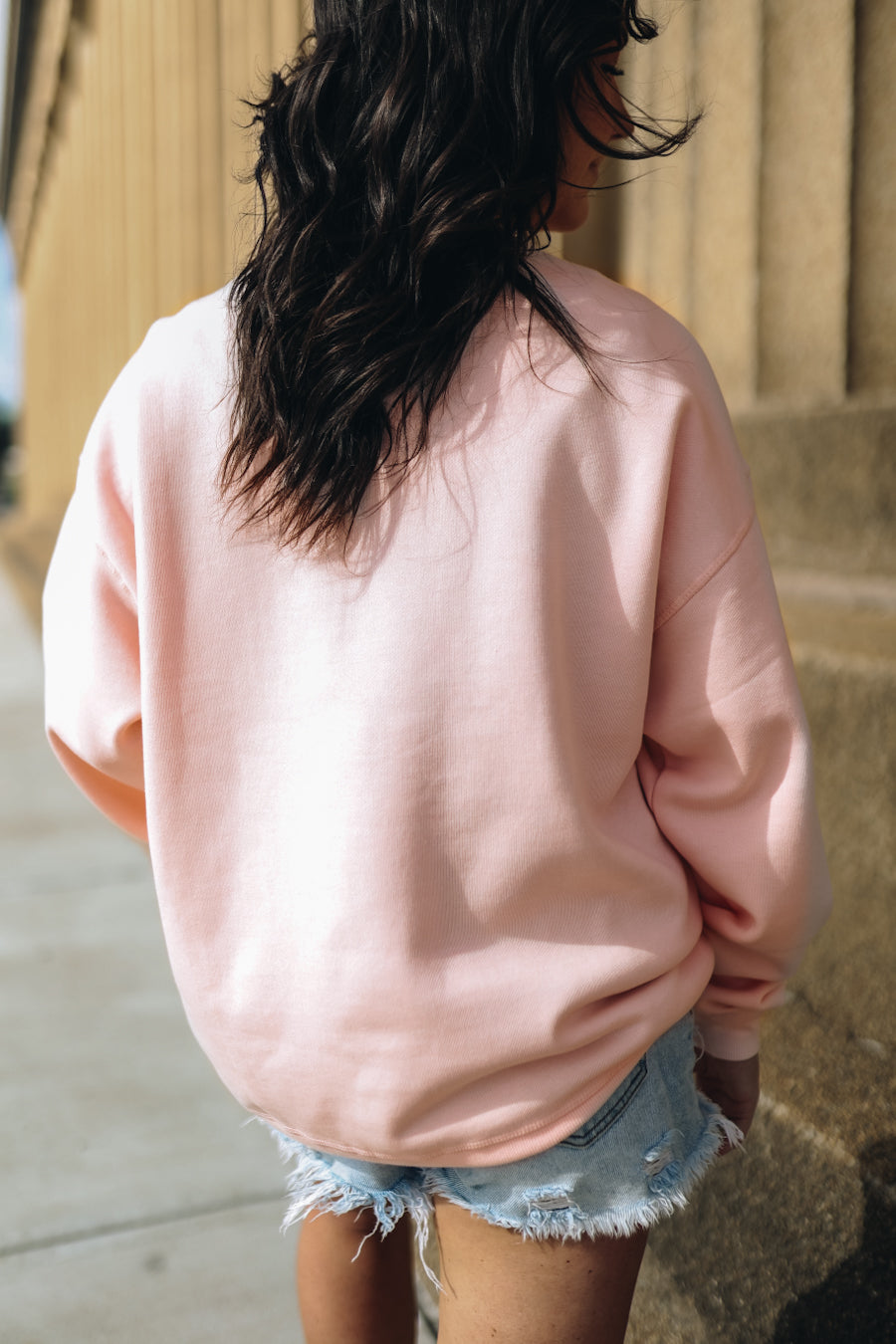 Embroidered NASH Crewneck [Rosé]