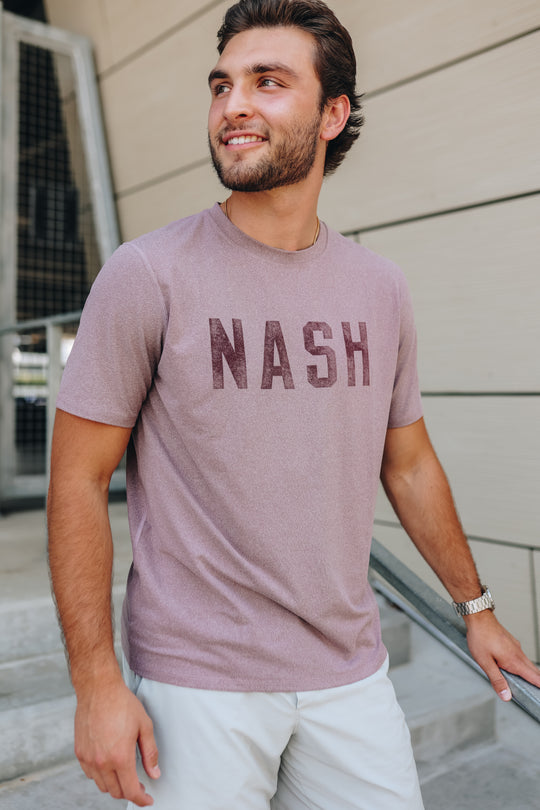 NASH Tonal Performance Tee [Maroon]