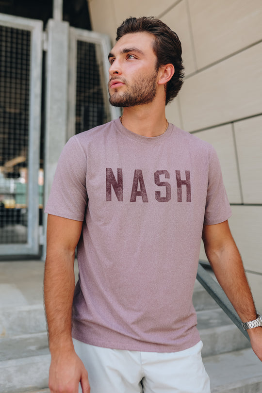 NASH Tonal Performance Tee [Maroon]