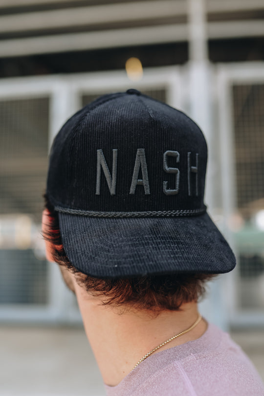 NASH Corduroy Adventurer Snapback [Black]