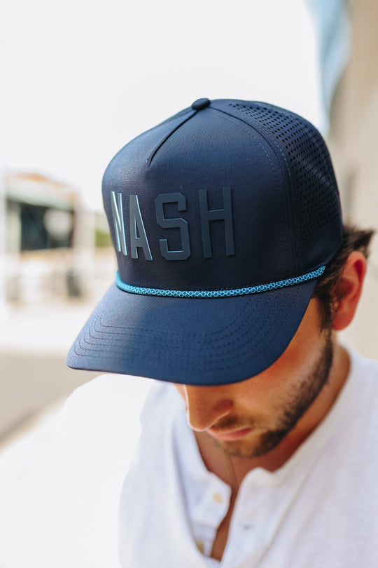 NASH Performance Edge Snapback [Navy/Light Blue]