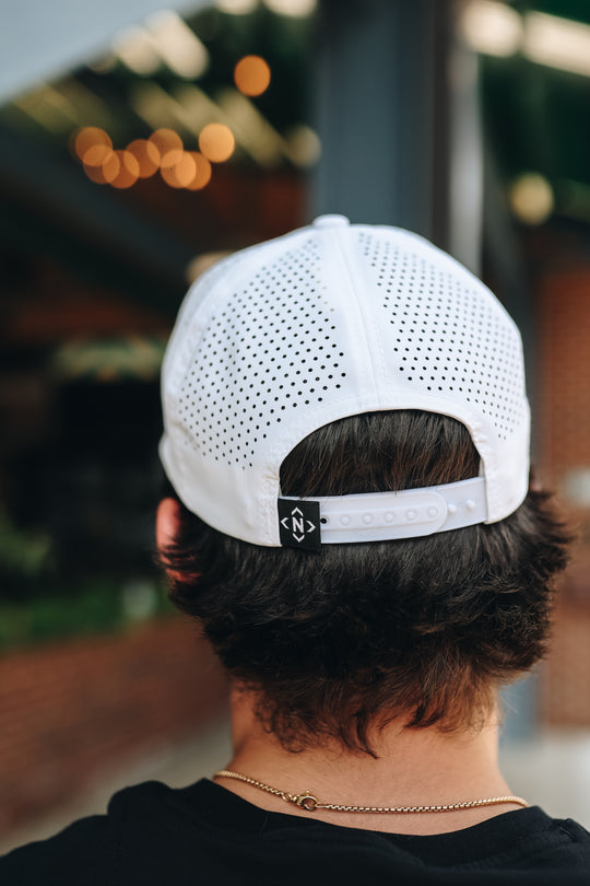 NASH Performance Rope Snapback [White/Black]